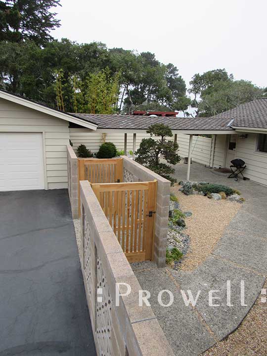 another site photo showing both picket gates #32-7 in Monterey, California