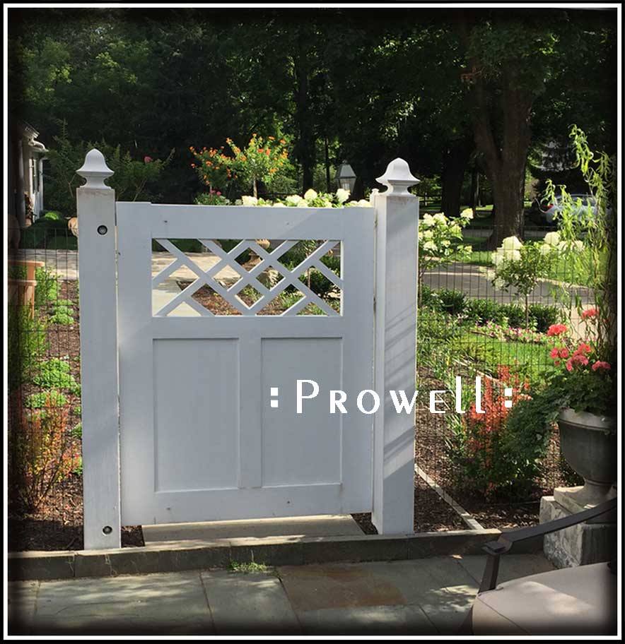 site photograph showing the original main gate design in Pennsylvania #39 in Pennsylvania. Prowell