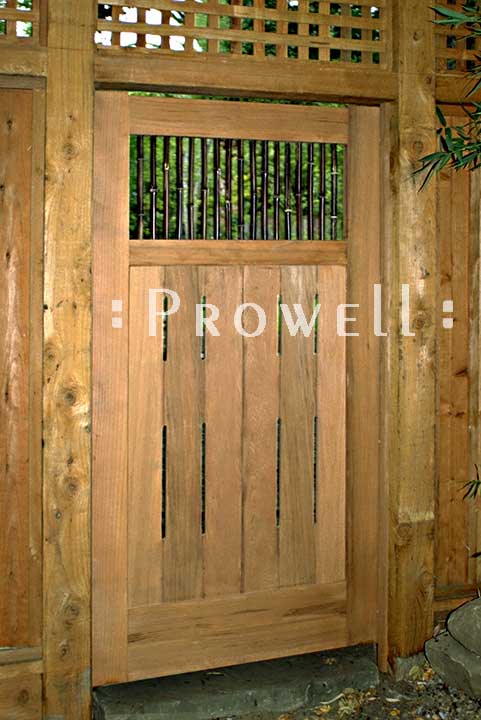 site photo of bamboo gate #41-3 in marin county, california