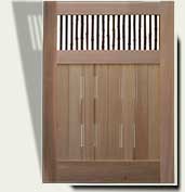 Custom Wood Garden Gate #41