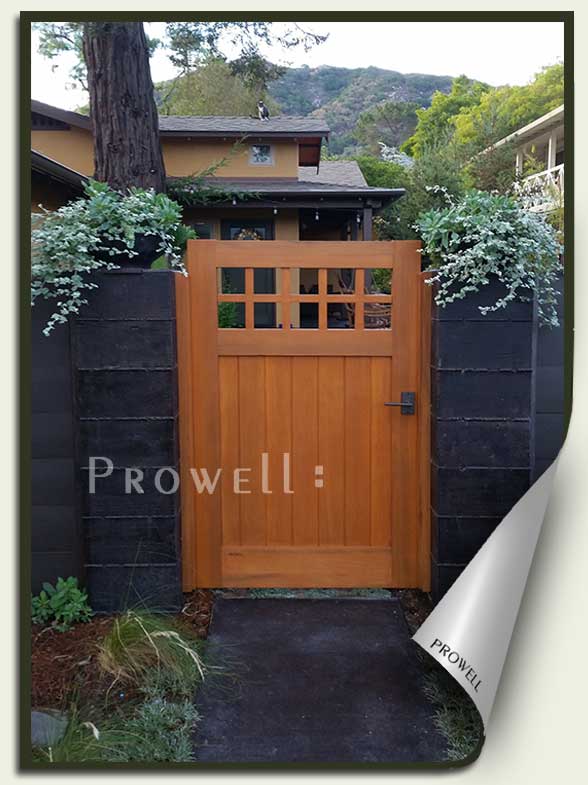 site photograph showing gate designs 4-4 in San Luis Obispo, ca