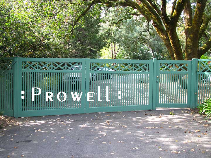 Colonial wood garden gates #51-5 in Marin County, california