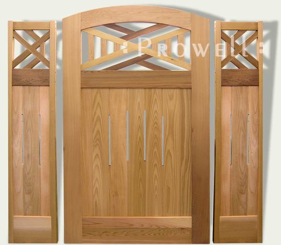 cropped image showing the Colonial weave Gate #51