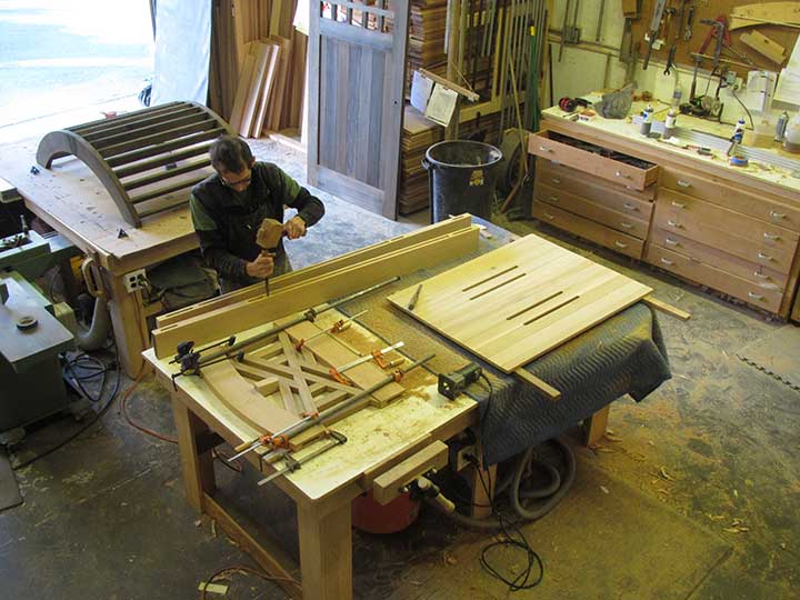 photo showing building garden gate #51 with Charles prowell