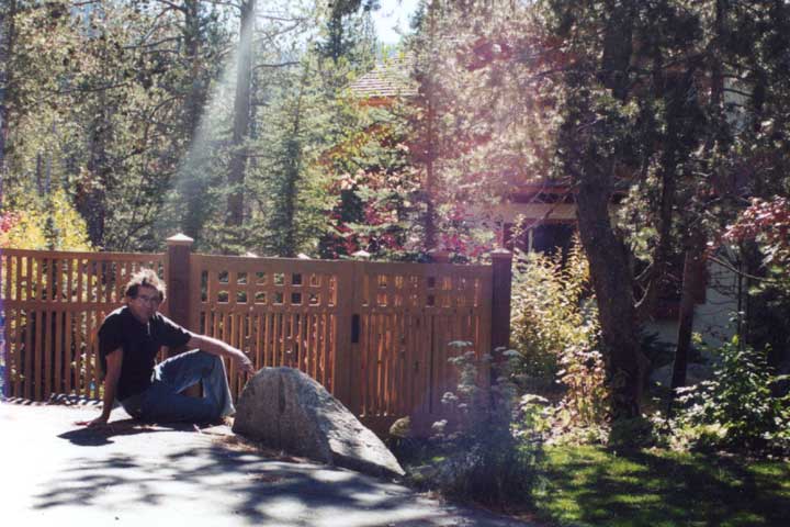more site photos of gate design #52-5 in lake tahoe.