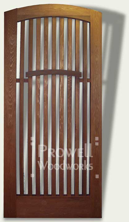 cropped photo showing wood picket gate #54