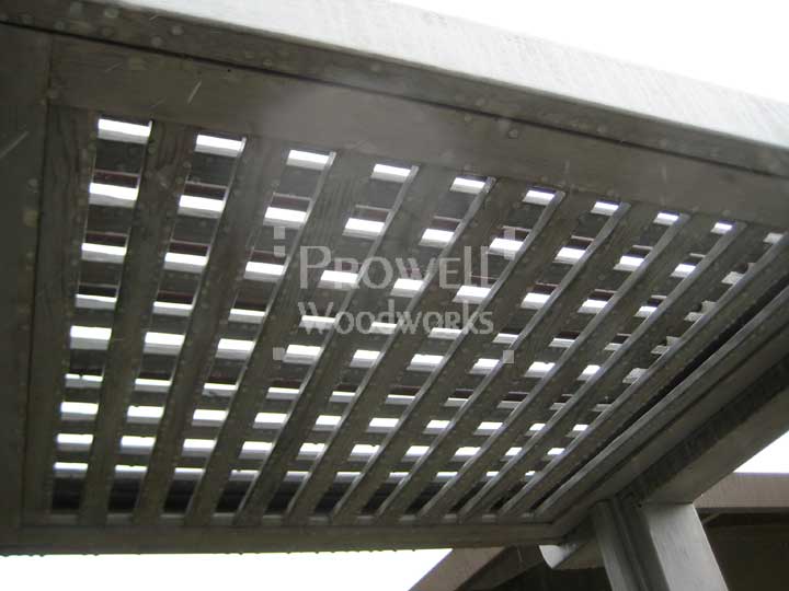custom wood gate arbor in Marin County, ca
