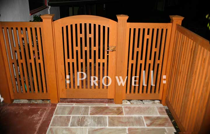 site photo showing gate picket fence #57 and #16 in Berkeley, California