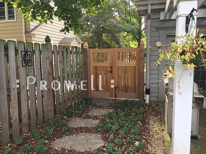 double wooden gates in chicago 