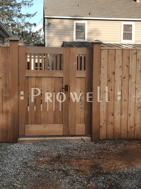 Double Wooden Gates in Virginia