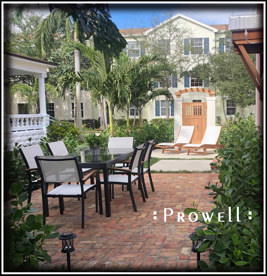 wood garden gate #5-17 in West Palm Beach, Florida. Prowell