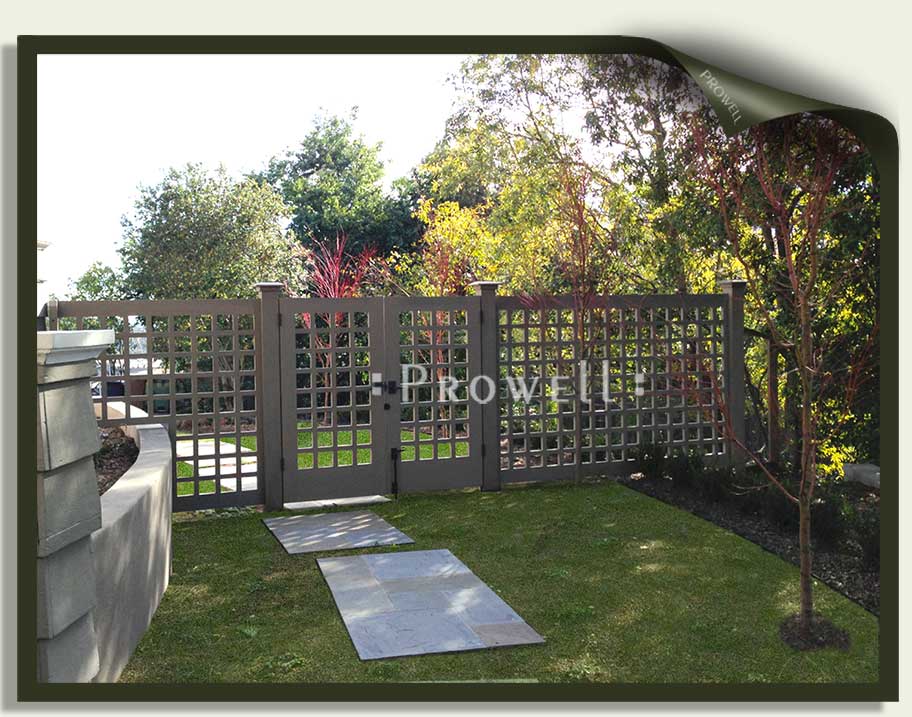 site photo showing wood gates #60-5 in Marin County, CA