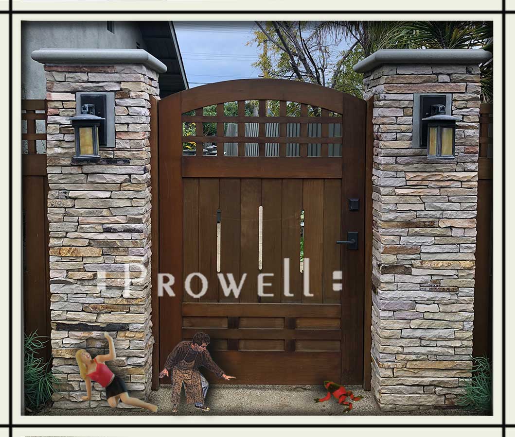 site photo of outdoor gate #70-10a. in Thousand Oaks, california