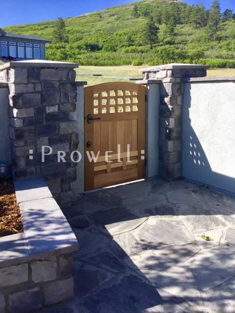garden_gates_70_11 wood gate #70-10 in Colorado. Prowell