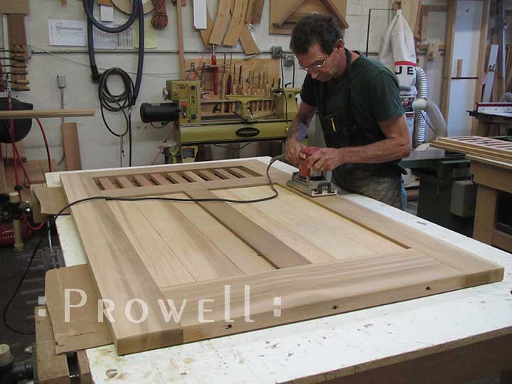 shop photo showing how to build the gate #73