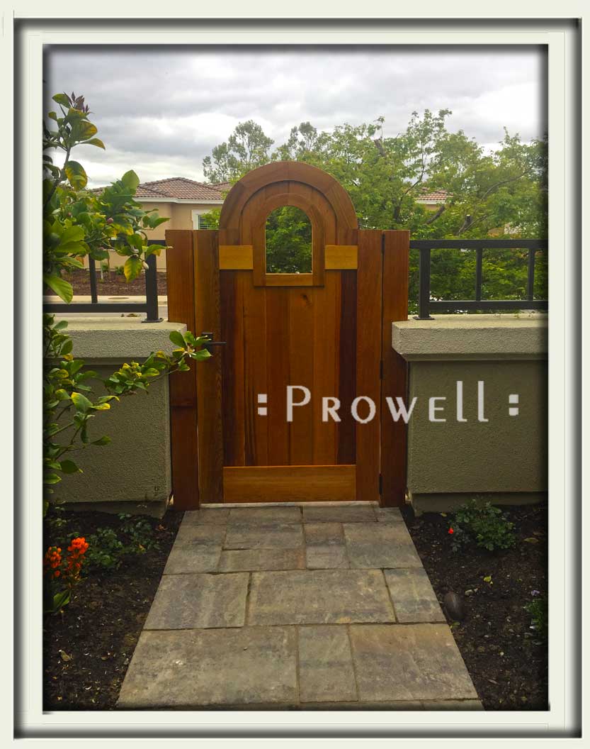 Site photograph showing the window security gate #78 in Gilroy, california