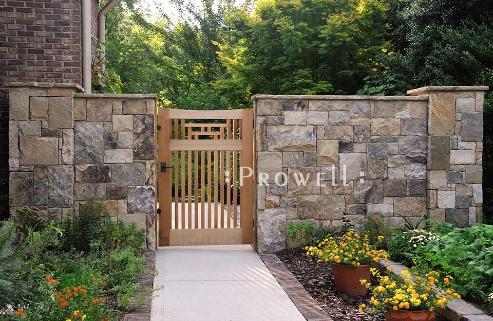 Japanese Custom Wood Garden Gate #79-10 in Atlanta, GA