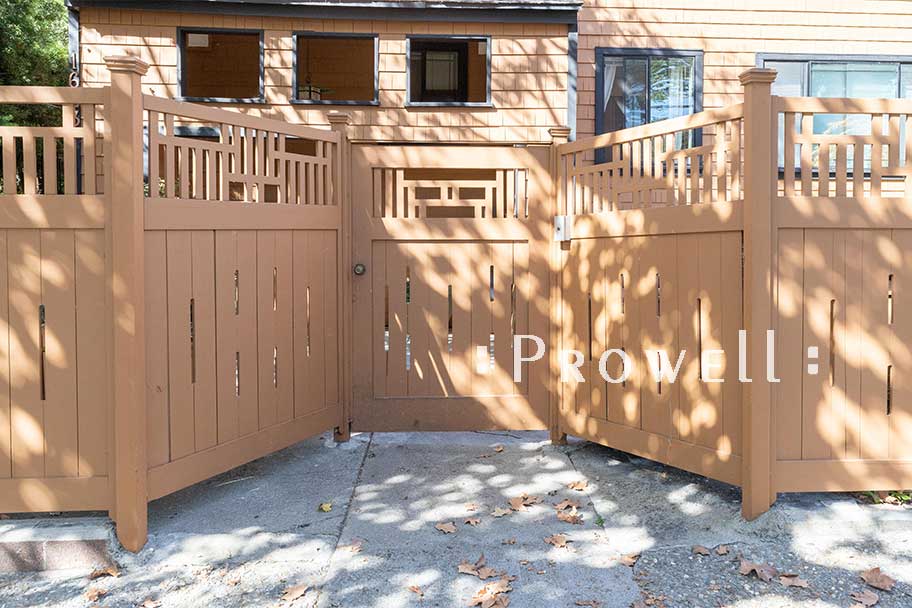 Craftsman Wood Gate #79-14 in Berkeley, CA. prowell