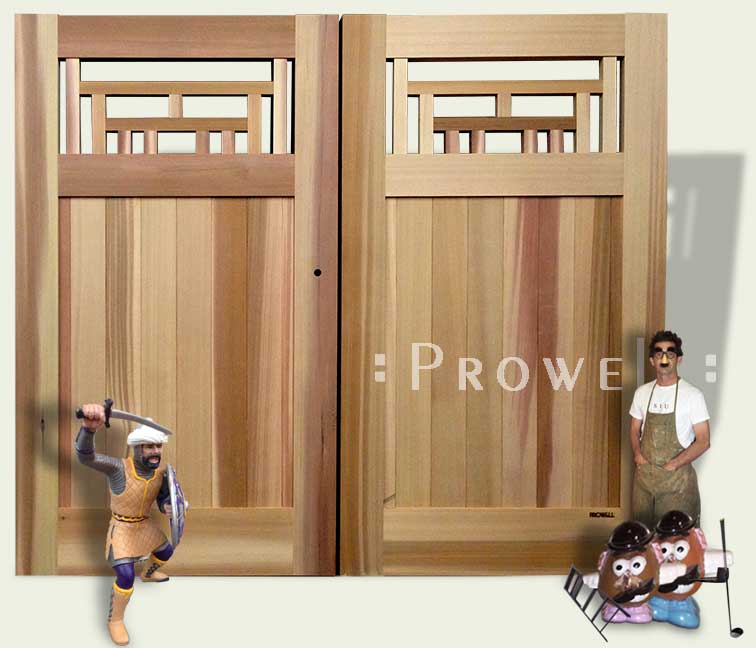 custom wood garden gates #79-9