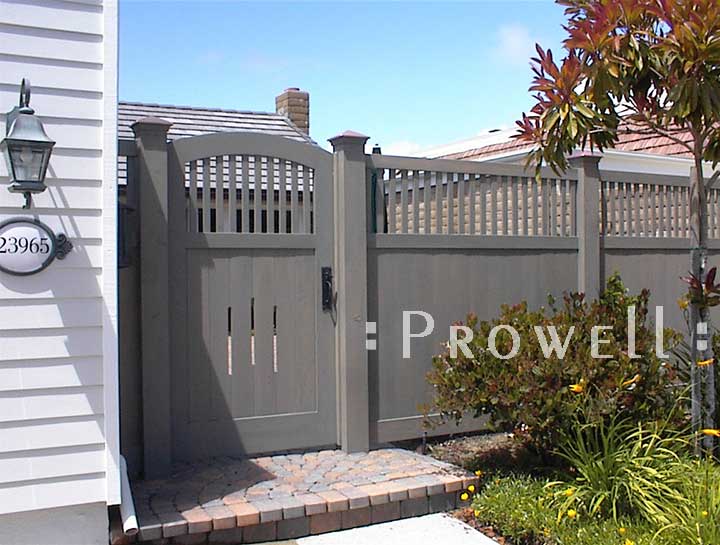 Wood Gate design #7-18 in southern California