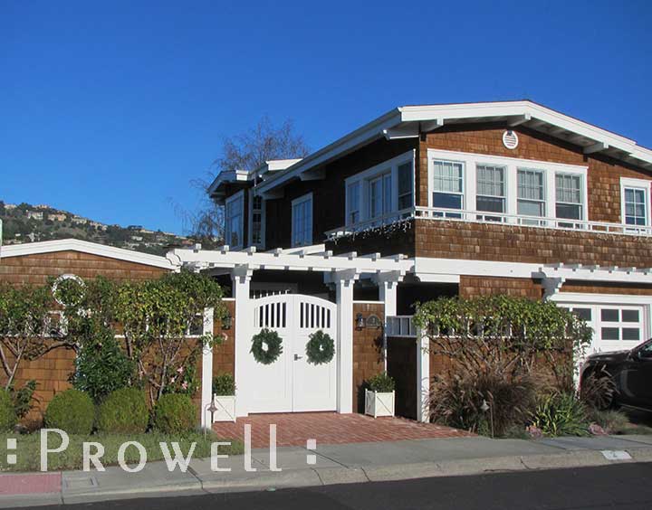 wood garden gates #7-20 in Tiburon, California
