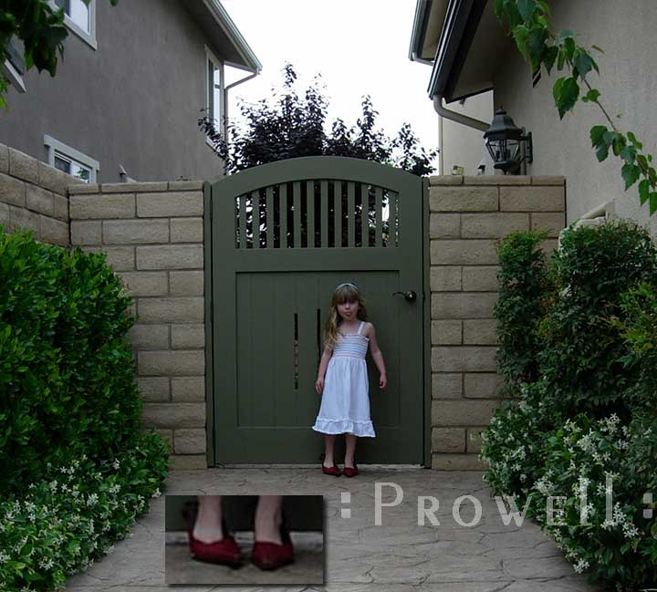 House gate wood #7-8 in southern california.