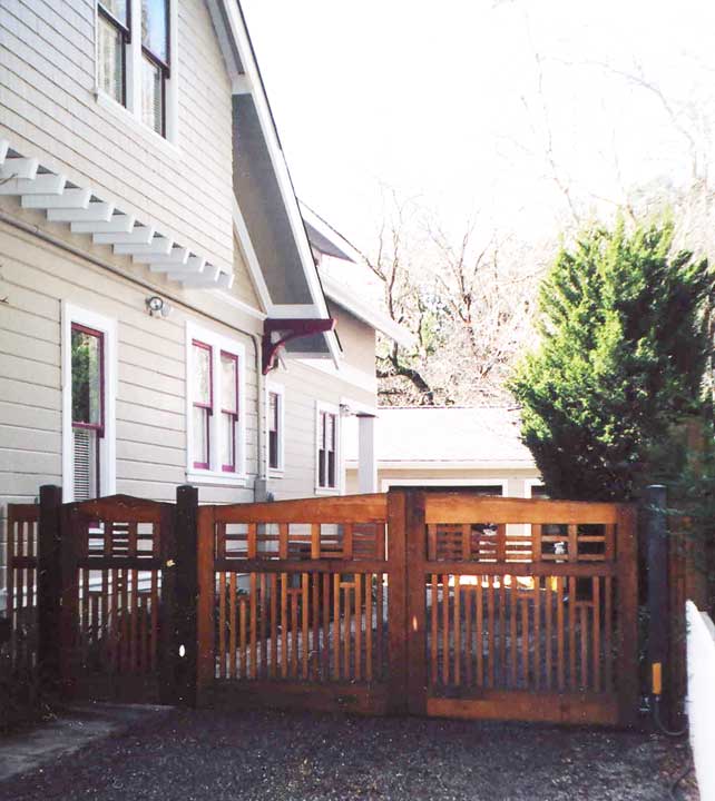 site photograph showing garden gate #81 in Los Gatos, CA
