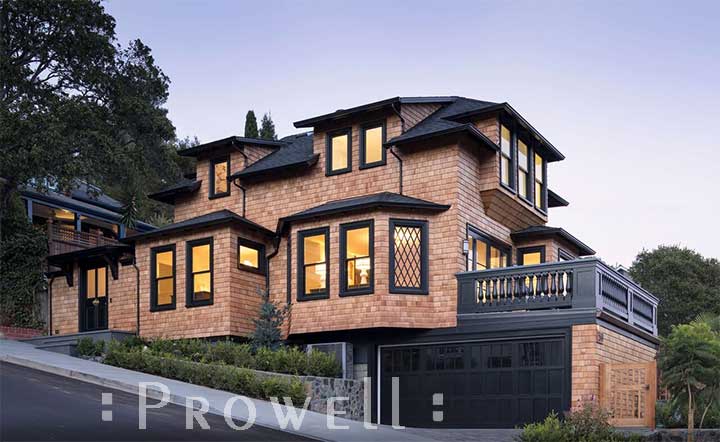 site photograph showing gate design #82-2 in marin County, california