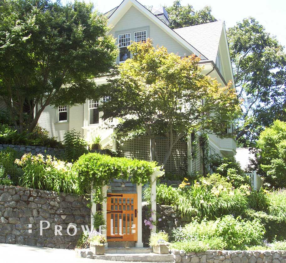 site photograph showing picket fence gate 82 in marin county, california