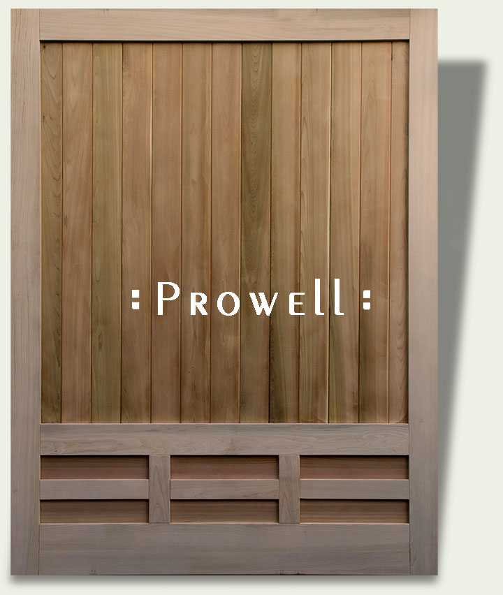 custom wood fence panel