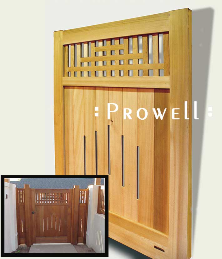 cropped image of wood gates design #94