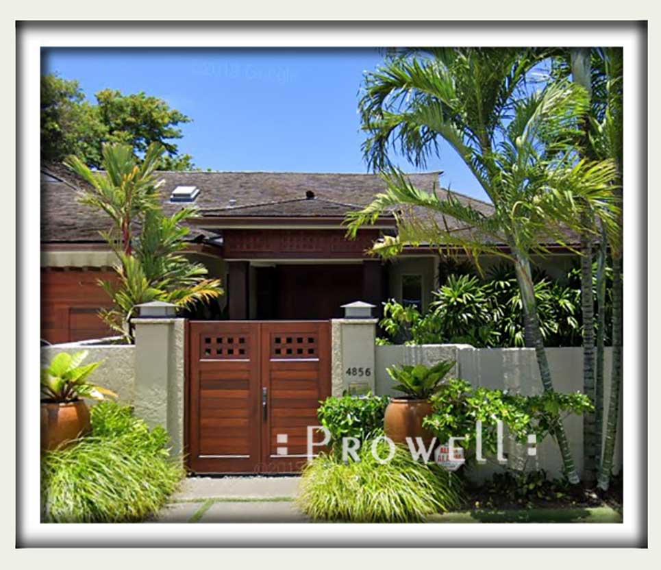 showing the site photograph of wood gate #98 in Honolulu, Hawaii