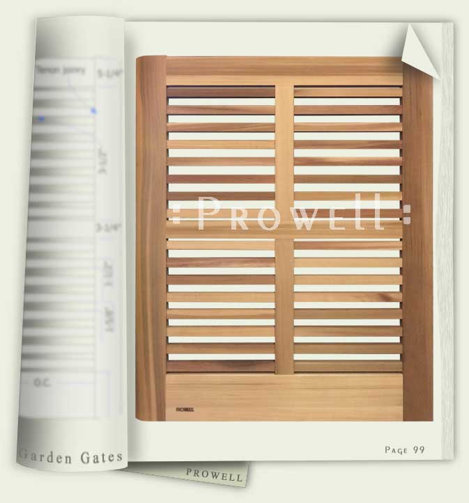 cropped photograph showing outdoor wood gate #99