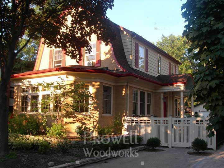 Garden Fencing and wood Gate #9 in Chicago