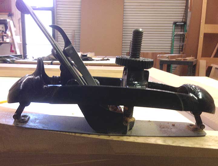 Stanley Victor #20 Compass plane used in the unusual gate #209 laminations