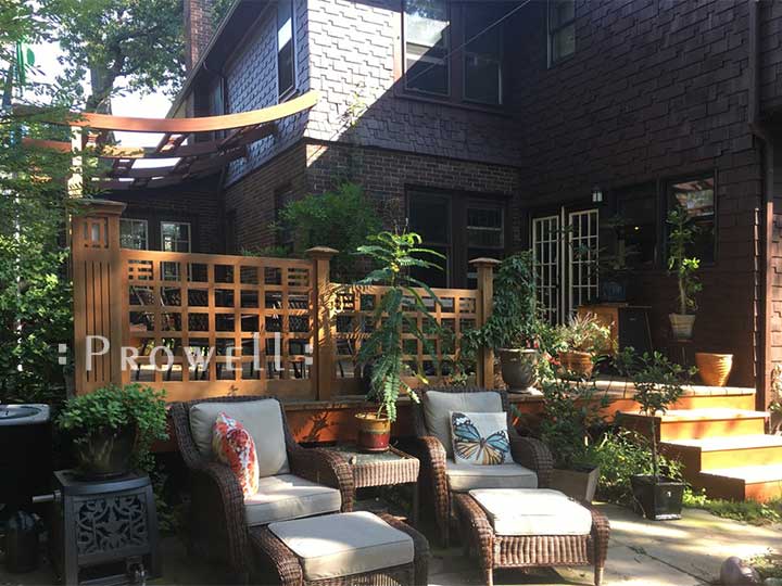 outdoor porch railing in Detroit