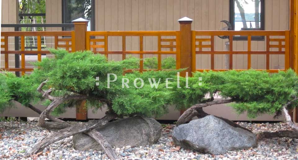 custom wood porch and deck railing in Minnesota