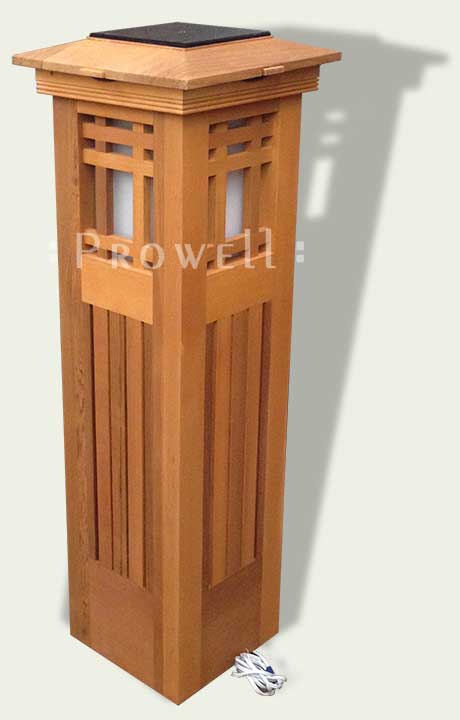 wood_columns_8-1 Lighted Landscape Garden Columns #8-1