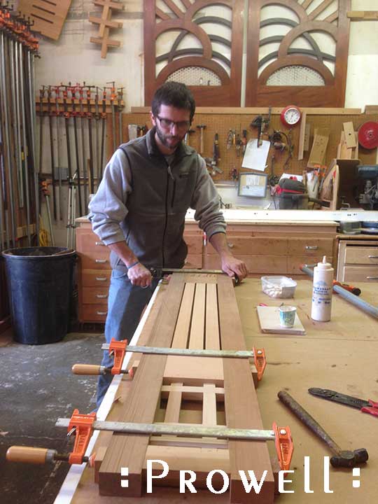 building the lighted garden columns. prowell