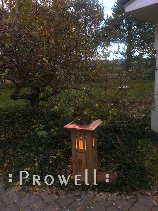 landscape lighting wood columns 8-2 in Ellinsburg, WA