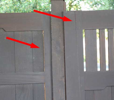 swollen gates