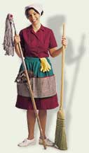 cleaning lady