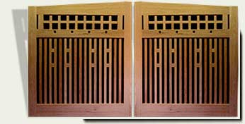 link to wood driveway gate #16