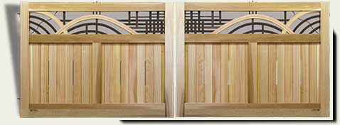 Custom Wood Driveway Gates #200