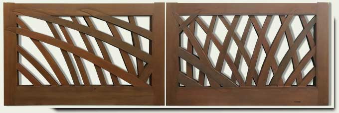 image link to unique Wood Driveway Gate #220