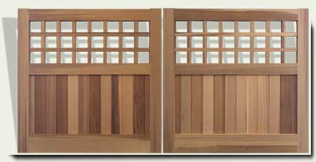 All-Wood Vehicular entry gate #31