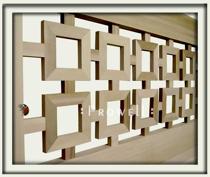 custom wood fence Panel #12