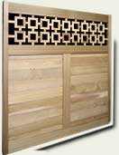 Custom Wood Fence Panel #12