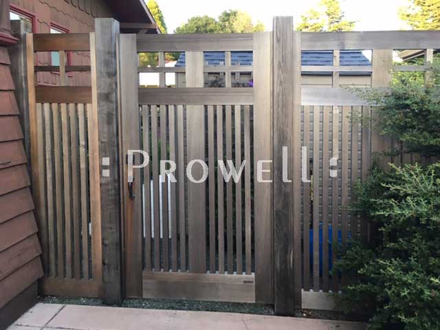craftsman wood fence #14_1 in Berkeley, CA. prowell