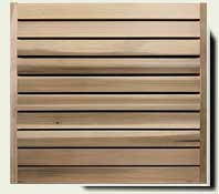 Horizontal Wood Fence #17